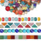 Aomhrek Kit di piastrelle in vetro per mosaico di colori misti, 20 fogli per disegni creativi