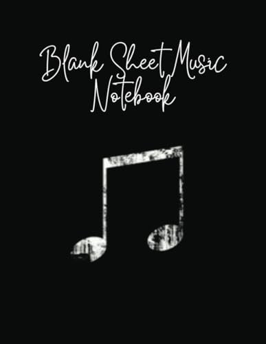 Blank Sheet Music Notebook