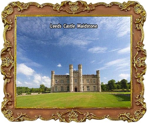 Leeds Castle Maidstone UK Travel Souvenirs Fridge Magnet City Attractions Refrigerator Magnet
