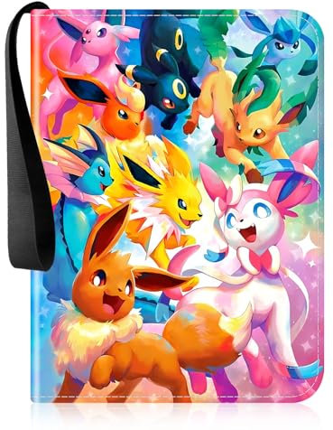 Sammelalbum für Karten, Wasserdicht Sammelkarten Album mit Reißverschluss und Tragegriff, 50 Seiten Album für 400 Karten, Herausnehmbare Einsätze Sammelmappe Karten