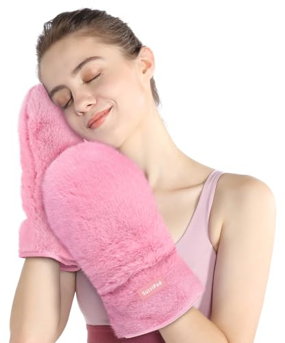 SuzziPad Mikrowellengeeignete Heizkissen für Hände, Rosa