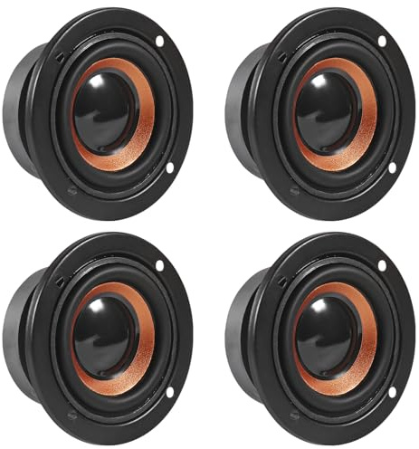 DWEII 4Pcs 2 Diameter 63mm 4Ohm 5W Full Range Stereo Woofer Loudspeaker Audio Speaker for Arduino