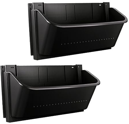 JOINPAYA 2pezzi Vaso Da Fiori Da Appendere Alla Parete Contenitore Per Piante in Plastica Fioriera Sospesa Verticale Per Patio