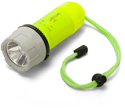 Velamp Nemo - Linterna de buceo LED de 3 W, 150 lúmenes, resistente al agua IP68 hasta 5 metros, 3 modos de luz, alcance de 50 m, flotante, para buceo y esnórquel