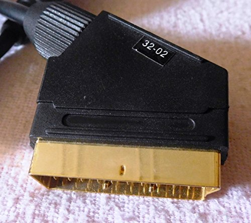 AV-TV Video Scart, Audio Chinch, Spezial-Kabel für SNES, N64, Gamecube (Scart, 21 pol., und Cinch Kontakte vergoldet)