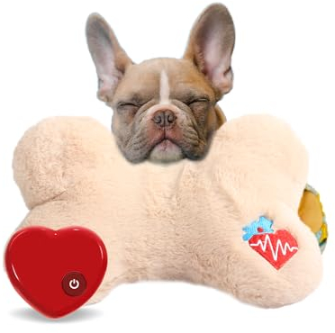 ALL FOR PAWS Little Buddy Heart Beat Sheep, Puppy Toy With Heartbeat Dog Training Toy For Separation Anxiety Relief Behavioral Aid For Pets
