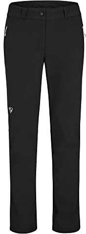Ziener Damen TALPA Softshell-Hose Ski/Skitour/Outdoor | Winddicht, elastisch, funktionell, Black, 38