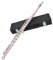 PECY 16-Loch Flöte C-Taste Farbe Flöte Vernickelte Geschlossene Klappe Plus E-Taste Anfänger Professionelle Leistung Querflöten (Size : Pink)