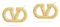 Sterling Silber Ohrringe - Hypoallergene Vergoldete Ohrringe mit Buchstabe V, Geometrische Tropfen, Gold Hängend - Dupes Schmuck für Frauen - Muttertag (Gold)