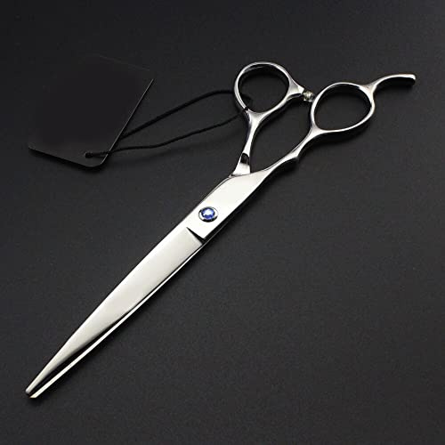 FUBUKIOF Haarschneideschere, 7 Zoll 440c Linkshänder-Haarschere zum Schneiden von Friseurhaaren, Haarschneideschere, Friseurschere