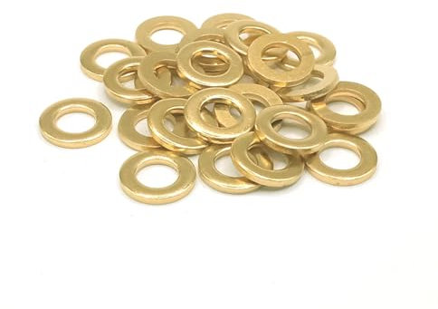 Unterlegscheiben - DIN 125 A, Beilagscheiben Messing (10, M12)