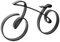 Minimalistische Fahrrad-Kunst-Skulptur, elegante Drahtgefertigte Rad-Skulptur für Radfahrer, Home & Garten-Dekoration, unvergessliches Geschenk für Bike-Liebhaber