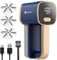 WiredLux Electric Lint Remover - Rechargeable Bobble Shaver for Clothes & Furniture - Adjustable 3-Speed, 6-Leaf Blade, LED Light, USB Charging - Debobbler with Dual Protection (Cobalt Blue/Copper)