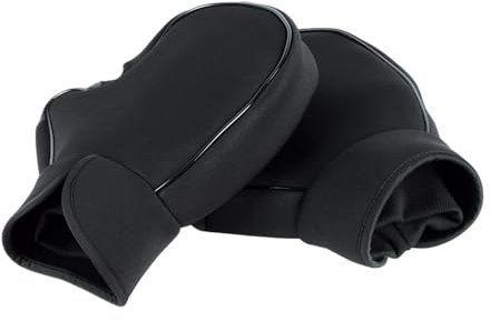 Lyricalist Motorcycle Handlebar Muffs - Windproof Winter Muffs Warmers, Elastic Motorcycle Handlebar Muffs | Flexible Winter Accessory for Motorcycles, Scooters, and Snowmobiles