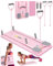 Pilates Reformer, Familie, bequeme Verwendung, zusammenklappbare Modelle, geeignet für Anfänger, einfach zu installieren (Vibrant Pink)
