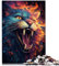 Puzzle für Erwachsene 1000 Teile Hellcat Hand Speed Competition 50 x 75 cm Stressabbau schwierige Herausforderung für Teenager ab 14 Jahren