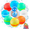 8 Stück Wiederverwendbare Wasserbomben mit Aufbewahrungstasche - Schnellbefüllbare Silikon Wasserballons, Selbstschließend Water Luftballons, ideal für Wasserschlachten und Familienaktivitäten Freien