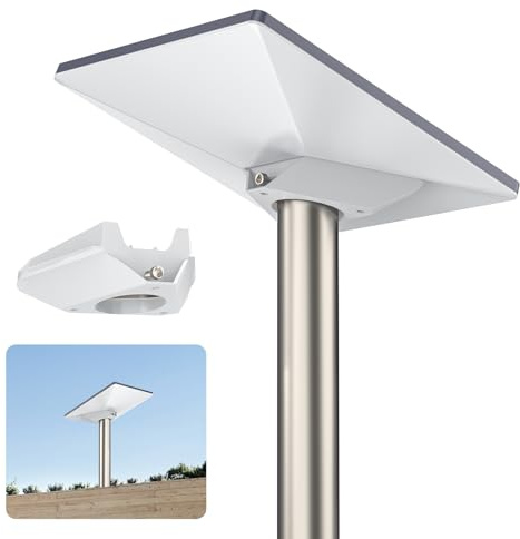 EDUP Starlink Mini kit de montage, mât ABS de qualité supérieure et support plat pour mini parabole Starlink – Adaptateur de tuyau (3–5,4 cm) et surface plane, idéal pour camping-car, camionnette