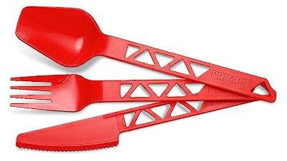 Relags Primus Besteckset 'Trail Tritan, rot, One Size