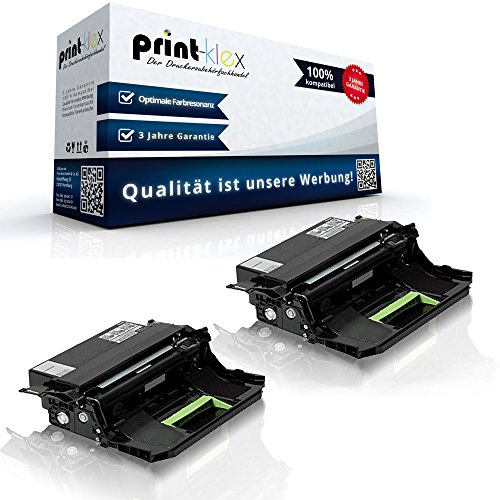 2X Print-Klex Trommeleinheiten kompatibel für Lexmark MS 710dn 710n 711dn 810de 810dn 810dtn 810n 811dn 811dtn 811n 812de 812dn 812dtn 710de 710dhe 52D0Z00 520Z Trommel Drum - Color Print Serie