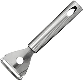 Fackelmann Origin Y-Peeler, Vegetable Peeler, Potato Peeler, Stainless Steel Handle & Function Head, 17.5x5.5x1.3cm, Silver
