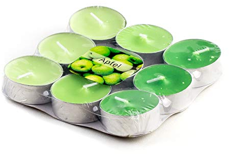 DARO DEKO Duft Teelichter Apfel - 9 Stück