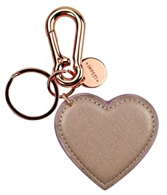 Legami My Initial Schlüsselanhänger Heart (Pink) Roségold, Key Chain Unisex Erwachsene, Einheitsgröße, Pink, Taglia unica