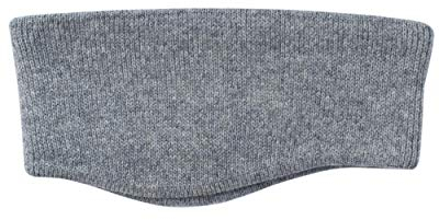 FosterNatur, Merino Stirnband mit Ohr, 100% Wolle (Baumwollfutter) (Grau)