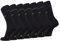 TOM TAILOR Socken schwarz 39-42- 7er Box Baumwollsocken für Alltag und Freizeit - schlichte Socken