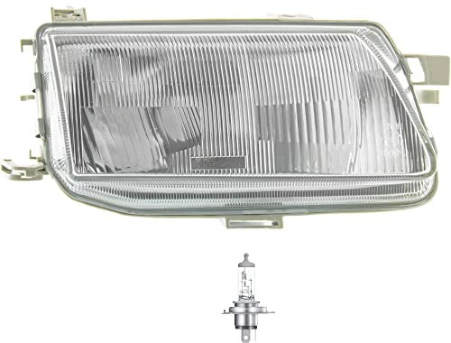 Halogen Scheinwerfer rechts H4 für Astra F Van Caravan CC inklusive OSRAM Lampen mit Lampenträger