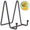 Mocoosy 4 Inch Plate Stands for Display - Black Iron Easel Plate Holder Display Stands Metal Frame Holders for Photo, Pictures, Decorative Plate Dish and Tabletop Art 2 Pack