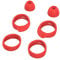 Hemobllo Replacement Eartips Kit - Silicone Earbuds Wingtip and Ear Tip Set Replacement Ear Tips Ear Wings Accessories Earbud Covers Compatible for Samsung Buds 2019 (Red)