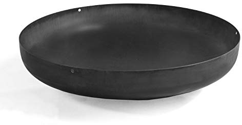 JS Garten Deko Wok/Pfanne Ø 60 cm geeignet für Dreibein aus Stahl zum Kochen und Braten CookKing