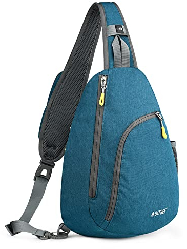 G4Free Leichte Brusttasche& Sling Bag & Crossbody Bag Daypacks Herren & Damen zum Wandern Outdoorsport