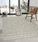 the carpet Calgary - robuster Teppich, Flachgewebe, modernes Design, ideal für Wohnzimmer, Esszimmer und Außenbereich, In- und Outdoor, Vintage-Optik, Boho-Style, Beige, 120 x 160 cm