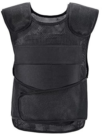 Professional Stab Proof Vests Manganese Steel Stab Proof Plates Adjustable Covert Tactical Vest Unisex (Mesh style)