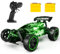 Tecnock Remote Control Cars for Kids, 1:18 Scale RC Racing Cars with LED Lights, 2.4GHz All Terrain RC Car with 2 Rechargeable Batteries for 50 Min Play, Indoor Outdoor Toys Gifts for Boys and Girls