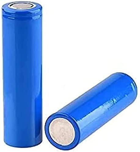 Full Capacity Rechargeable Lithium Battery 3.7V 2000mah Icr Full Capacity Durable Pointed Head Rechargeable Rechargeable Battery for Led Flashlight Lamp, 2pcs