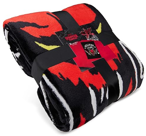 Stranger Things Decke Fleece Warme Decke Sofa und Bett 150x130 cm (Rot)