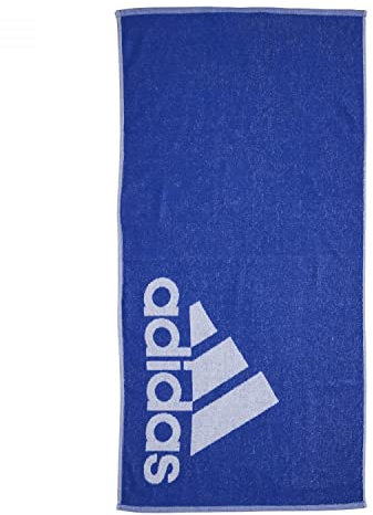 adidas Small Swimming Towel, Semi Lucid Blue/White, S