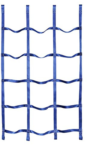 VENTDOUCE Climbing Cargo Net For Kids - Climbing Cargo Net - 71''x43''Climbing Swingset Polyester Rope Ladder Slackline For Outdoor Treehouse