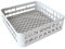 Genérico Cesta de lavado de vasos y tazas 40x40x12 cms, Polipropileno (PP) Blanco, Ideal para lavavajillas y lavavasos industriales