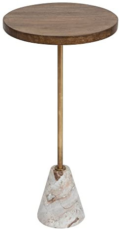 Atmosphera - Table d'appoint Neith - manguier et marbre