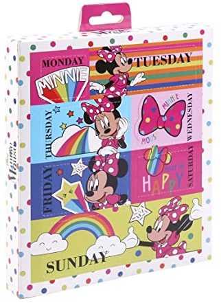 Palleon Minnie Schmuckkästchen mit einzelnen Fächern Schmuckschatulle für Kinder Haarschmuck-Box