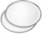 2 vassoi rotondi in acciaio inox argento vassoio decorativo 11.0 pollici piatto piatto vassoio da portata organizer cosmetici gioielli vassoio di immagazzinaggio tè vassoio di frutta