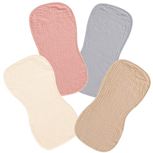 CIMAXIC 4 Stück Schweiß Tuch Schluckauf Tuch Spucktuch Für Kleinkinder Geburtstuch Lumpen Ausspucken Speicheltücher Spucktücher Handtücher Baumwolle Schulterpolster Anti-spuck-Milch Kleine