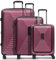 REDOLZ Hartschalen Koffer-Set-3-teilig | S 55 cm Laptopfach + M 66 cm + L 77 cm | Dehnfalte erweiterbar | Ultra-leicht | 4-Rollen & TSA (Essentials 14)