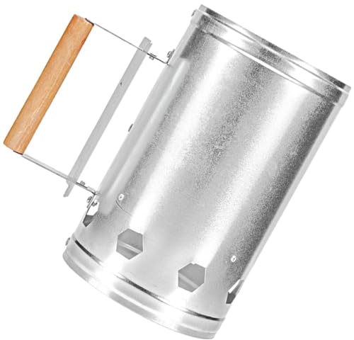 Sosoport Holzkohlekamin Hochleistungs-Grillkamin-Anzündfass Zum Grillen Im Freien Grillen Camping Schnelles Anfeuern Von Brikettkohle