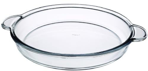 COSE DA CASA Pirofila in vetro 31 cm teglia con manici per forno a microonde piano cottura gas vetro ceramica elettrico resitente al calore