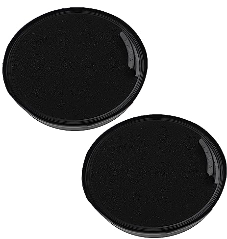 vhbw Filterset 2x Staubsaugerfilter kompatibel mit Fakir Trend BL 140 Staubsauger - Abluftfilter Schwarz Weiß